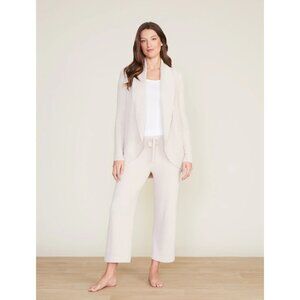 Barefoot Dreams CozyChic Ultra Lite Hooded Seashore Cardigan Sand Cream Size L